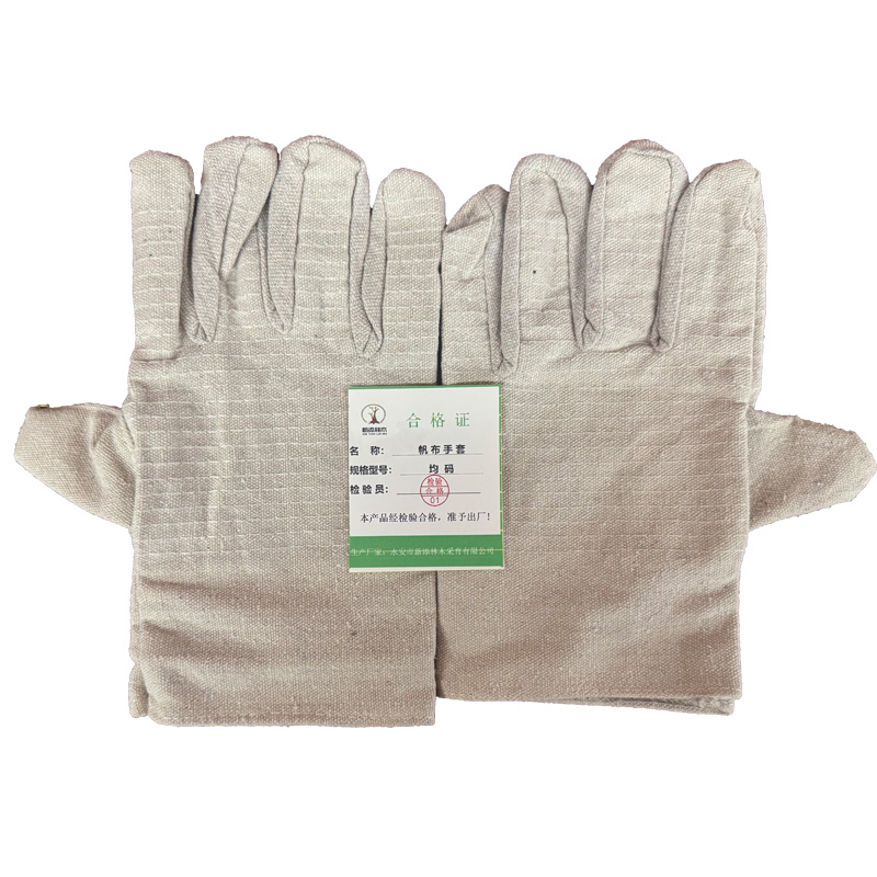 新添林木 帆布手套 均码/副高清大图