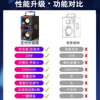 游猎者 蓝牙低音炮K歌音响唱歌家用话筒无线音箱重低音户外广场舞大音量