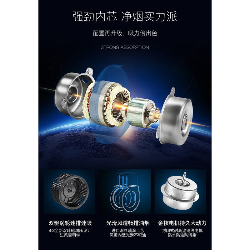 MQ/名气 CXW-200-805E爆炒E系 欧式抽油烟机壁挂式抽烟机