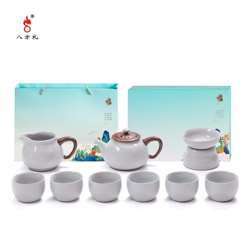 苏宁极物江山如画茶具套装