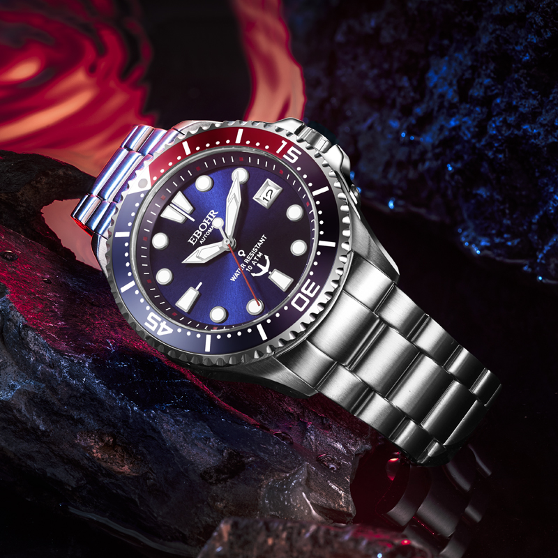 依波（EBOHR）手表男 探索者男士机械表100米防水51330217高清大图