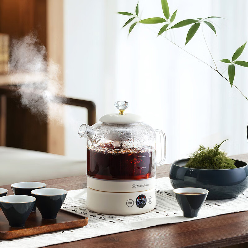 西屋(Westinghouse) 0.9L一壶多用304不锈钢家用办公养生壶 WEK09L27高清大图