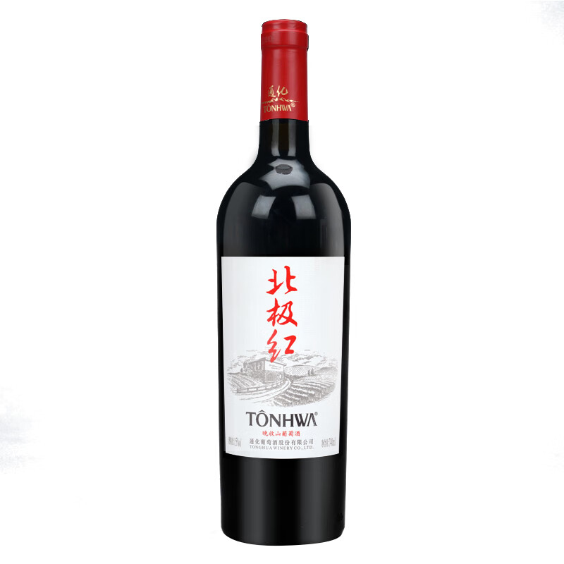 通化葡萄酒 北极红 晚收甜红葡萄酒 15%vol 山葡萄酒红酒 740ml*6 整箱装高清大图