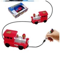 网红跟笔车抖音同款玩具小学生自动跟线生日画线玩具 消防车 官方标配