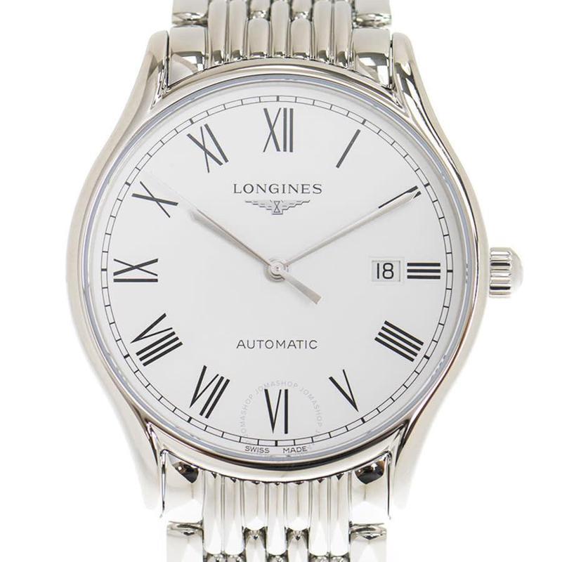 [官方正品]浪琴longines 瑞士名表 律雅系列男士商务现代简约白色表盘