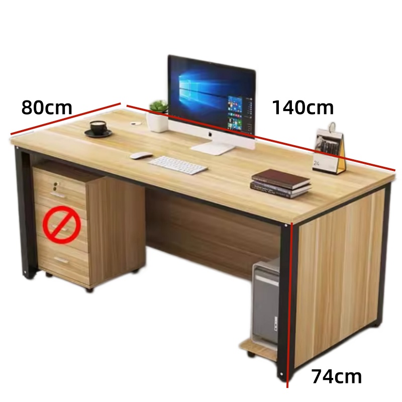 伊洛源 实用办公桌 140*80*74cm张