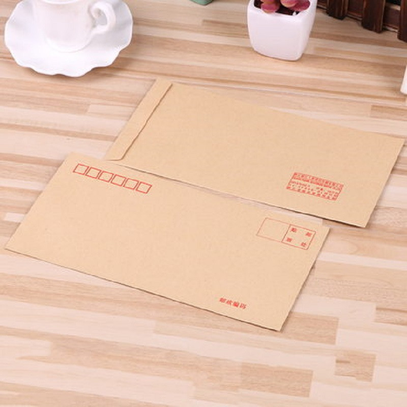 得力(deli) 3423牛皮信封5号 220*110mm 20个/包 单包装