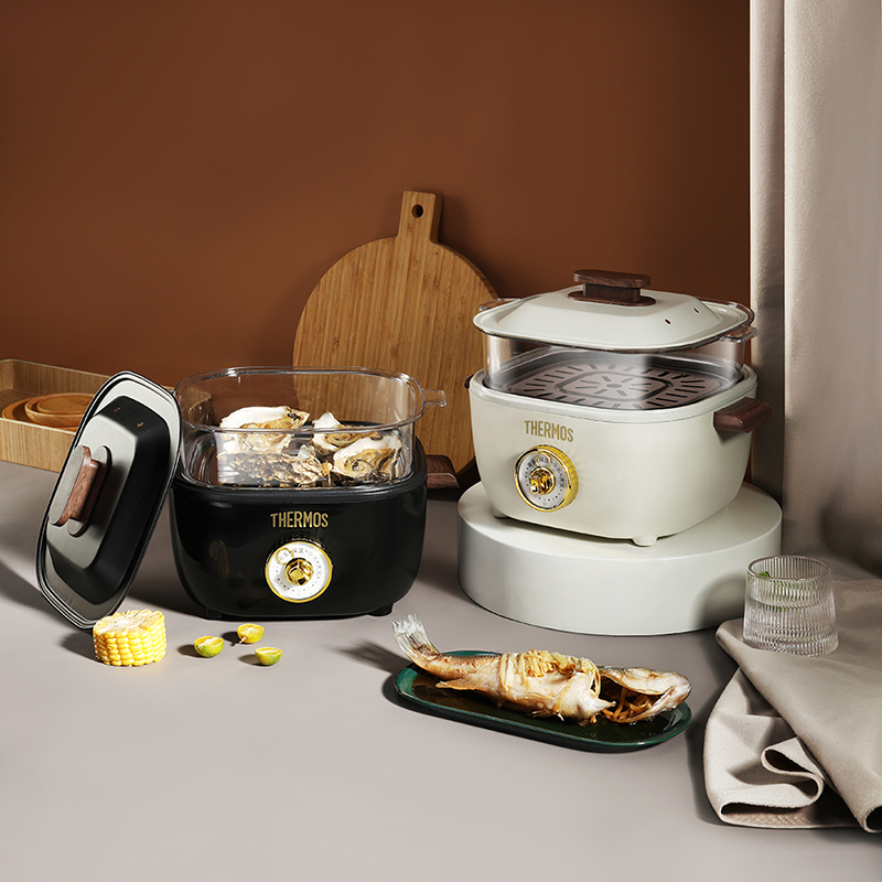 膳魔师EHA-4331A-W 电火锅-白色高清大图