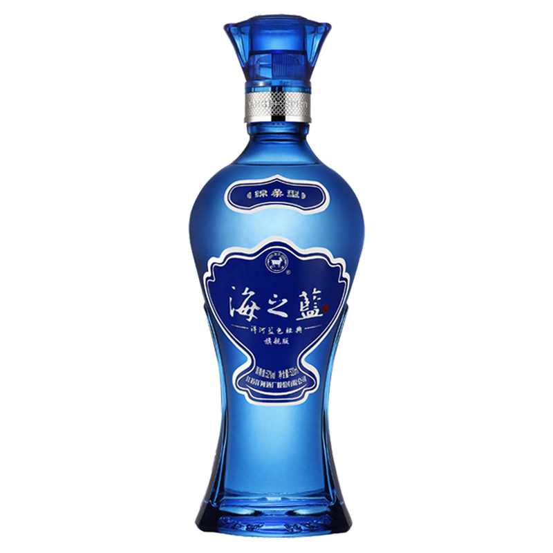 洋河(YangHe) 蓝色经典 海之蓝52度520ml*6箱装 浓香型白酒 (团购产品加团购专用勿拍)