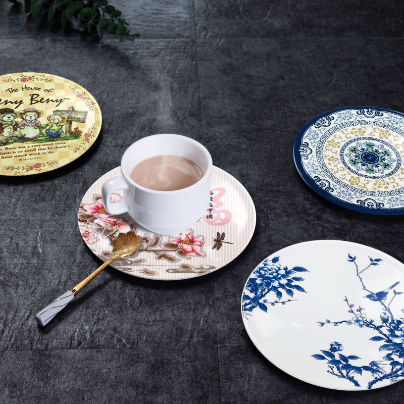 密胺仿瓷隔热垫防烫耐热家用碗垫餐桌垫子菜餐盘子锅垫餐盘垫杯垫