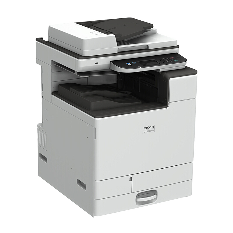 理光(Ricoh) MC2000ew MC2001彩色激光无线A3A4打印复印机复合机扫描一体机 官方标配(标配送稿器+双纸盒+无线 )高清大图