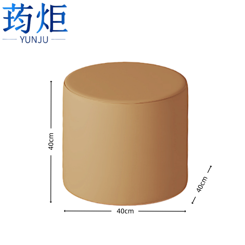 荺炬沙发凳 圆形 个