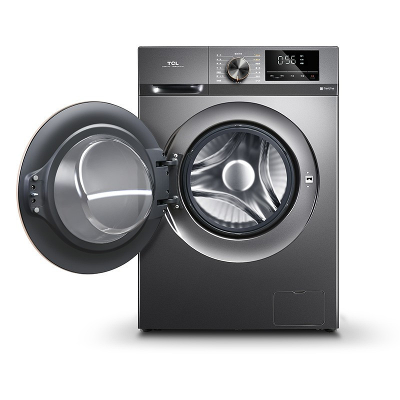 TCL G100F12-D星曜灰 10公斤 变频全自动滚筒洗衣机 真丝柔洗 热力除菌空气洗