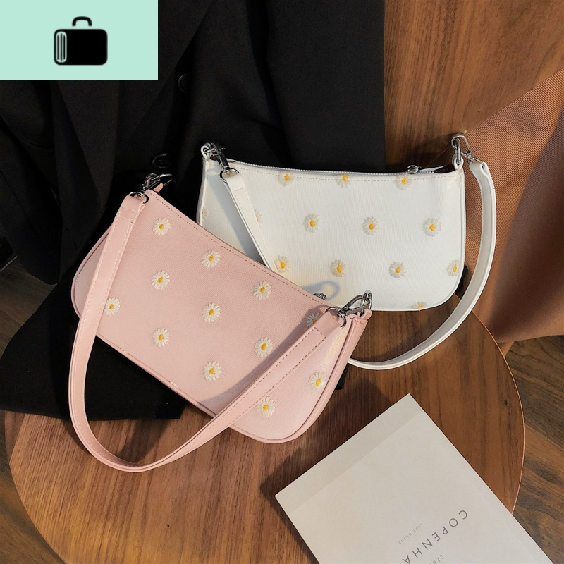 夏天小包包女包2020流行新款潮时尚百搭单肩腋下包网红斜挎法棍包new