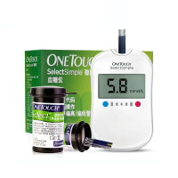 强生(Johnson) 稳捷血糖仪家用医用血糖测量仪 稳择易型血糖仪+100片试纸+100针