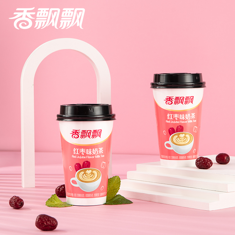香飘飘奶茶 愉快分享16杯 礼盒装(原味+麦香+红枣+阿萨姆)年货礼盒精选 日期新鲜
