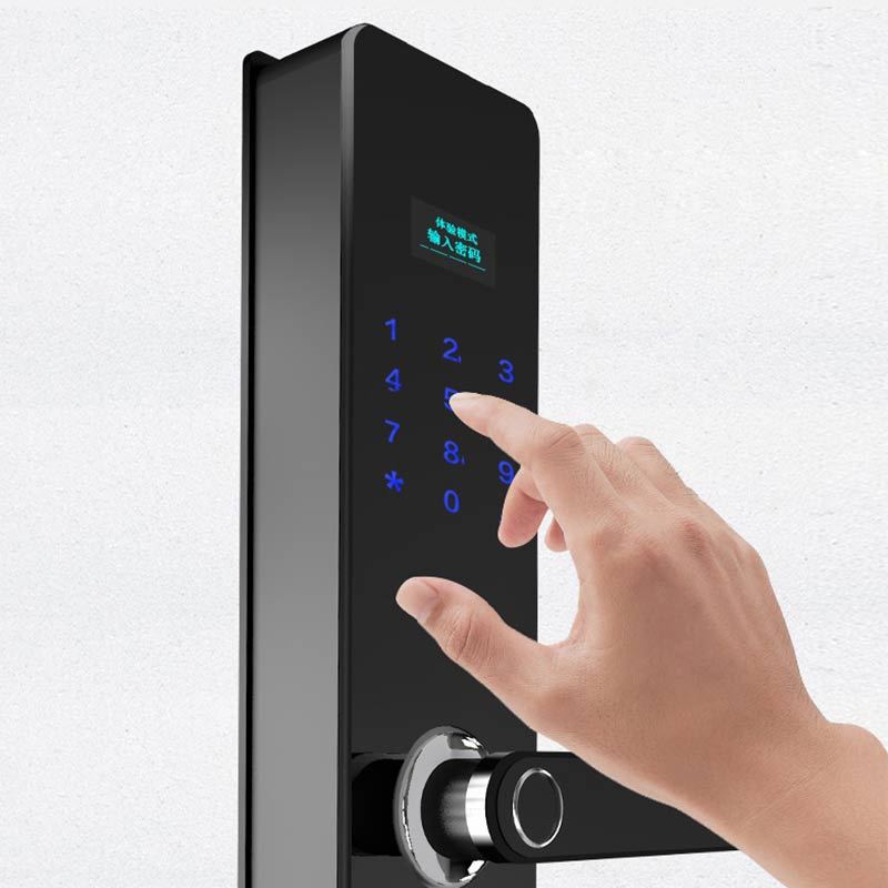 盼盼(PAN PAN)盼盼防盗门家用B07指纹锁智能密码锁智能安全锁通用电子防盗门锁家用大门锁多功能五合一