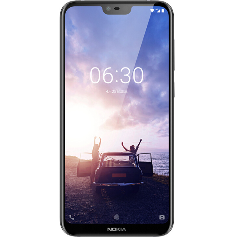 诺基亚 NOKIA X6 全网通 6GB+64GB 黑色 双卡双待 移动联通电信4G手机