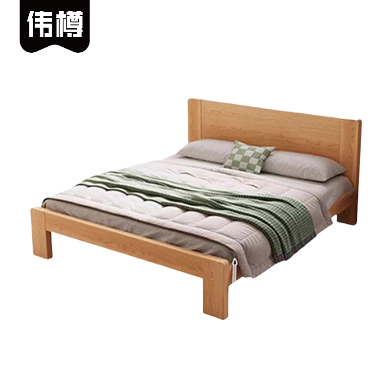 伟樽实木床1800*2000*400mm张