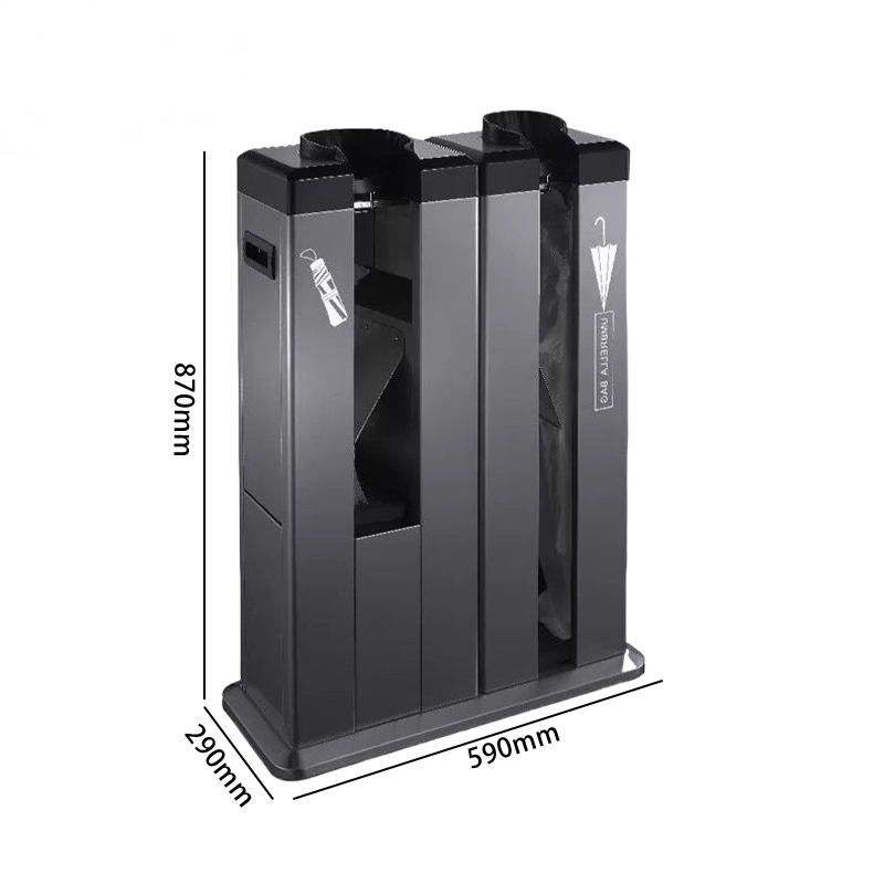 豫汉迎雨伞架伞套机 雨伞架伞套机黑金590*290*870mm套 默认