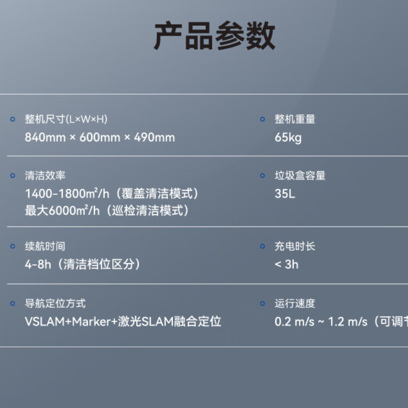 普渡机器人PUDU MT1多用途AI智能清洁机器人大型场地扫地机无人自动清扫机器人商用保洁家用清洁助手高清大图