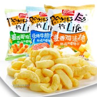 盼盼鸡味块60g*10袋 麦香烧烤牛排味块膨化食品办公室休闲零食 麦香味*5袋+牛排味*5袋