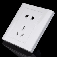 美的（Midea）86型开关插座面板 E03雅白系列 阻燃PC材质 其他带开关插座套餐
