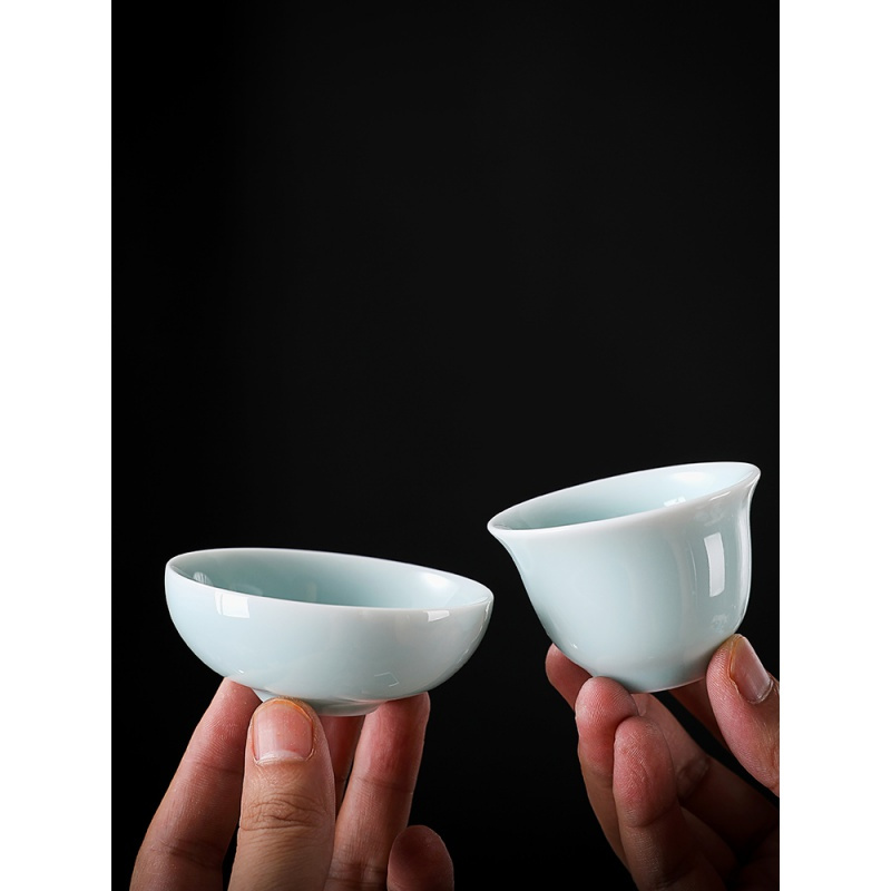 苏宁放心购青瓷功夫茶具陶瓷喝茶茶壶中式小套装家用简约泡茶器盖碗茶杯整套