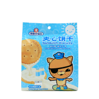 海底小纵队酸奶味夹心饼干120克/袋
