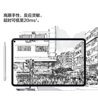 HUAWEI/华为M-pencil套装MatePad 2023款原装触控笔MatePad 10.4手写笔 亮银色