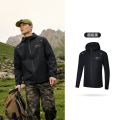 361°畅跑无惧雨屏冲锋衣新款防水防风冲锋衣男户外登山服 L 超级黑
