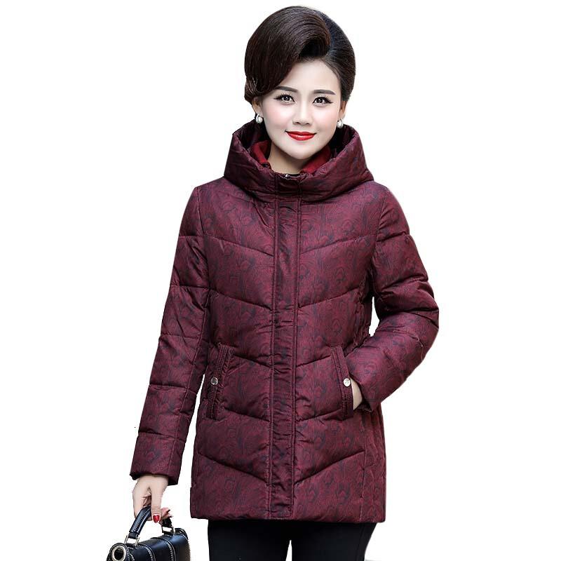 迪鲁奥(DILUAO)中老年羽绒服女短款妈妈装外套加厚保暖大码冬季新款官方品牌女装高清大图