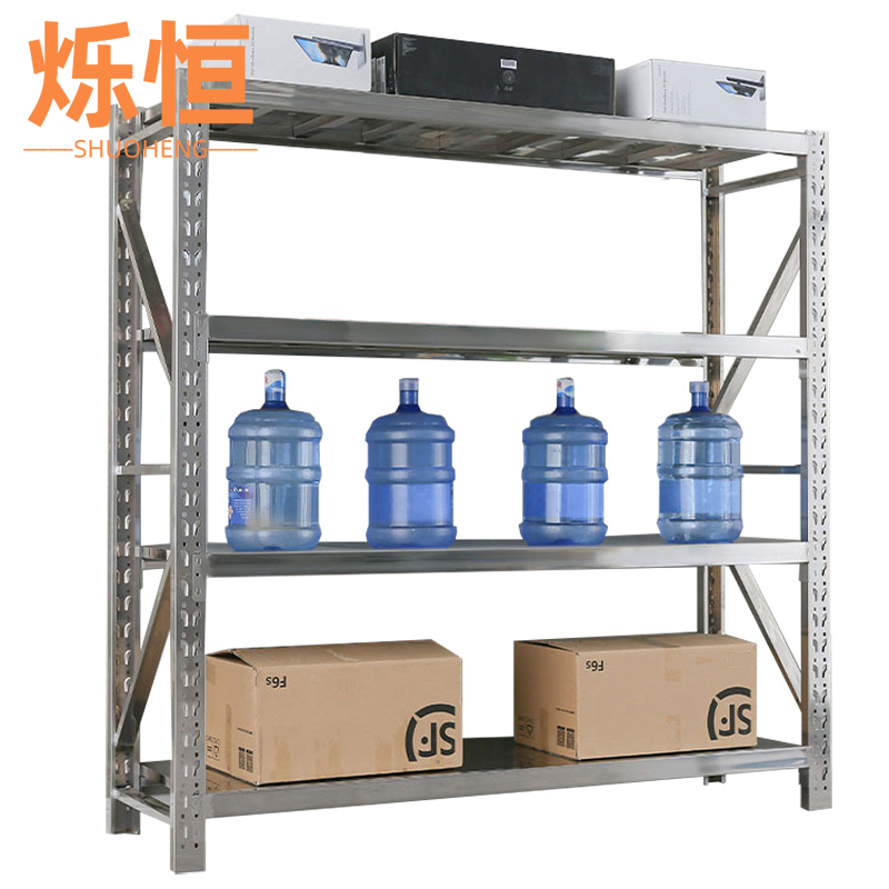 烁恒 304不锈钢货架 100*40*200cm 组高清大图