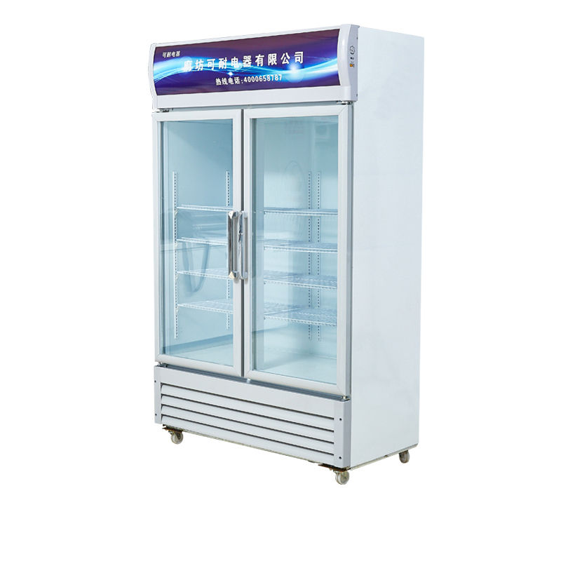 可耐(kenai)SC-668双门 立式冷柜 冷藏商用展示柜冰柜 双门陈列柜啤酒饮料柜