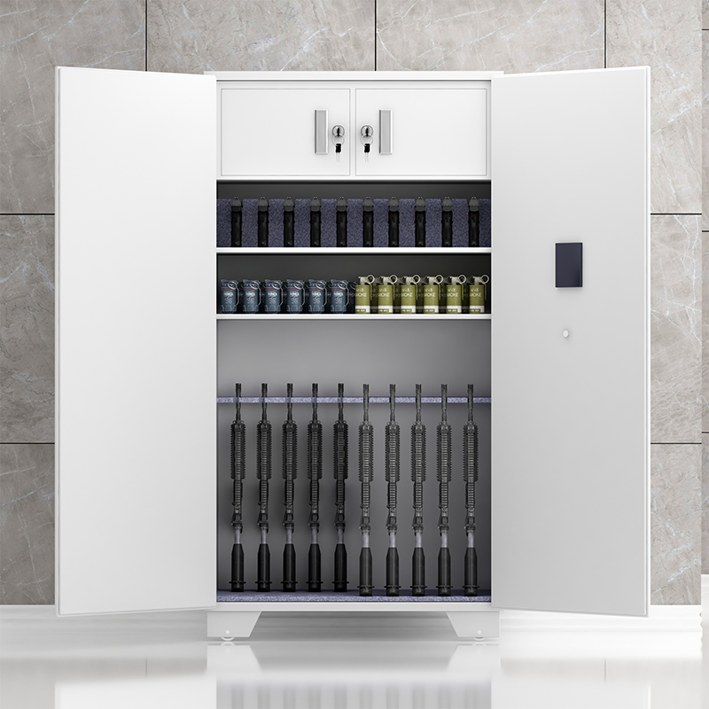 臻远ZY-QXG-03 管制器械存放柜加厚密码锁铁皮柜灰白色 1000*500*1800高清大图