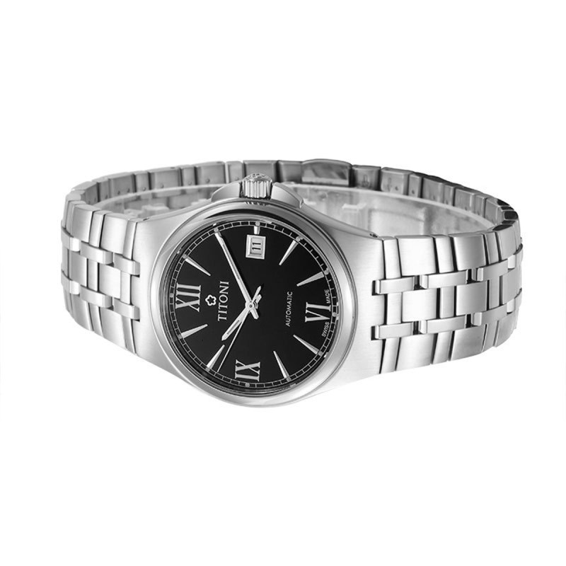 梅花titoni瑞士手表男士表自动机械空霸系列休闲商务男表83730s521