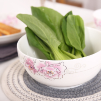 顺祥20+2套装 餐具(薇香)陶瓷碗盘实用日常 釉上彩陶瓷餐具碗碟盘勺子筷子家用套装结婚送礼乔迁之喜