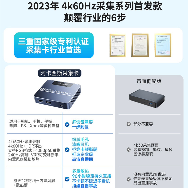 采集卡 阿卡西斯 009Pro