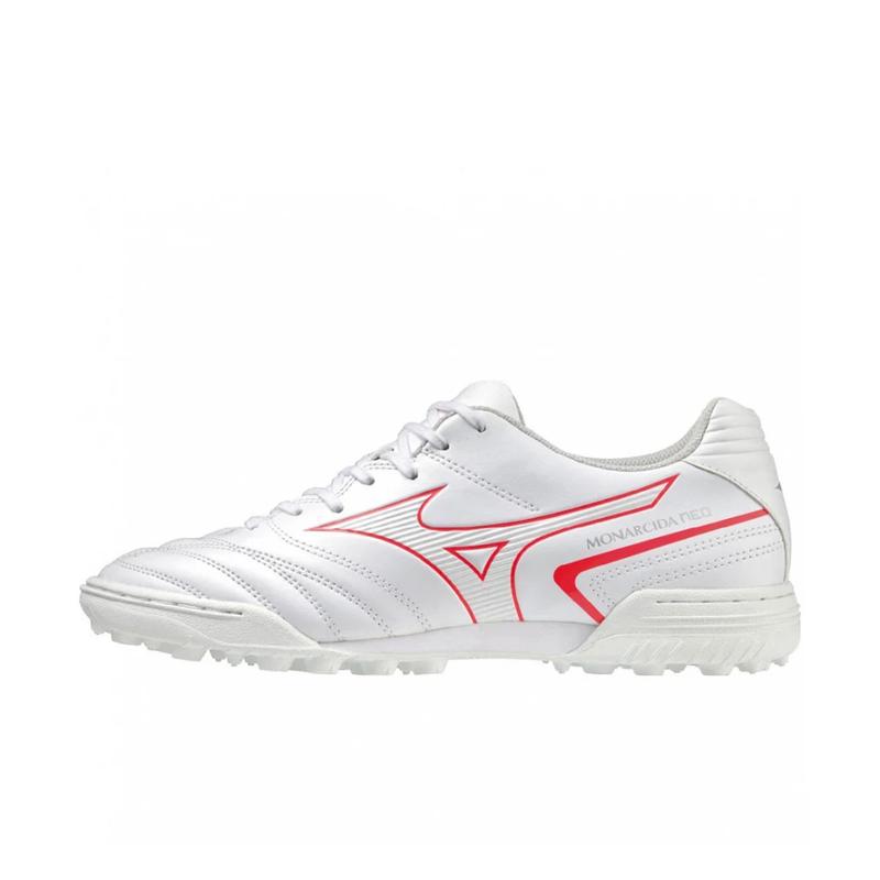 美津浓(Mizuno)男款宽版训练鞋室内健身鞋高足弓适用橡胶底防滑耐 White_×_Pink 44.5