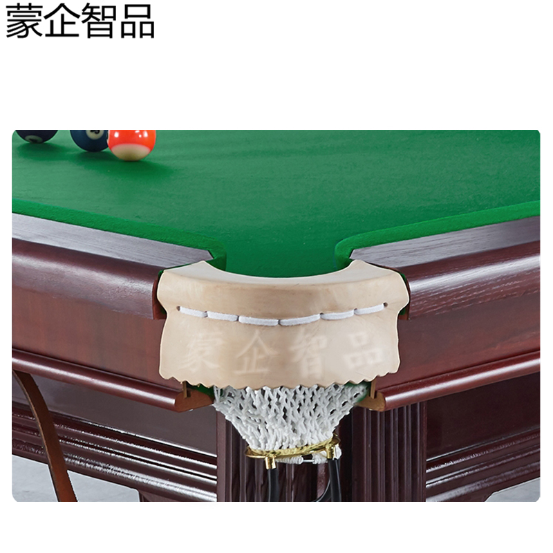 蒙企智品台球桌木库大理石豪配自动回球LM93/张高清大图