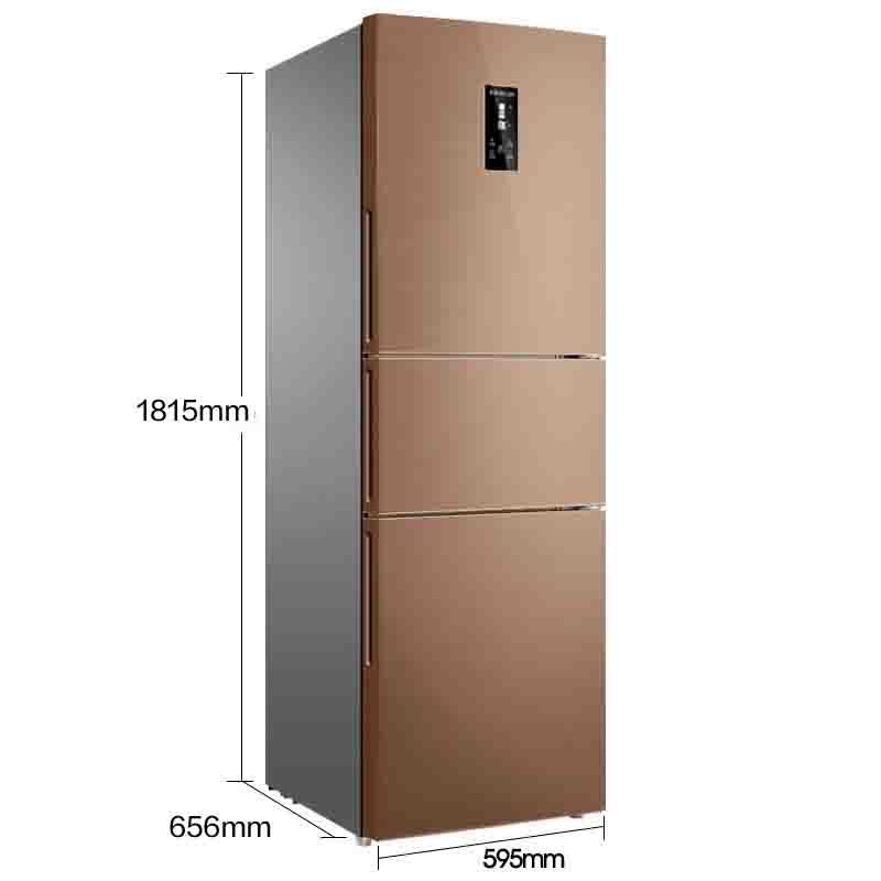 1日0点meiling美菱bcd269wp3cx269升三门冰箱