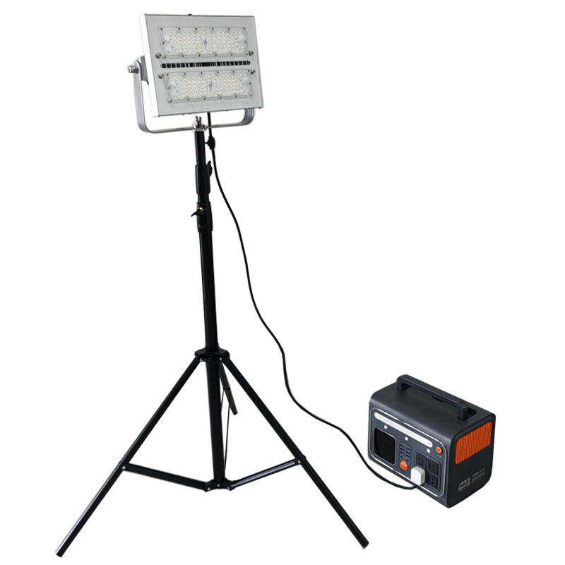 宝富睿光电 EBYK3050-1K 24V 100W IP42 LED 锂电池 LED移动抢修灯(计量单位:台) 银色高清大图