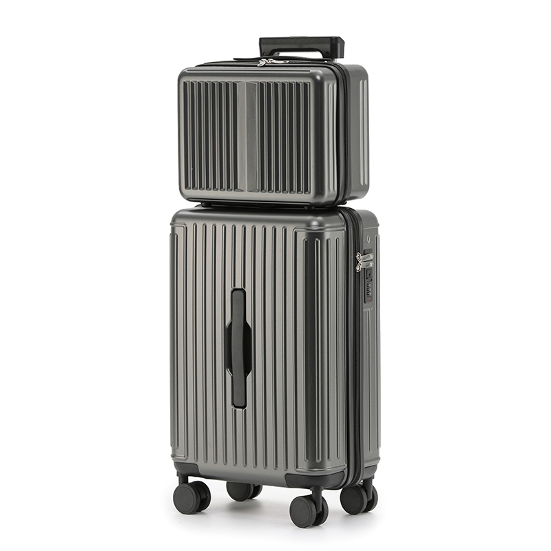 途帮(TOBOOG)商务可登机子母行李箱2103 铁灰色!