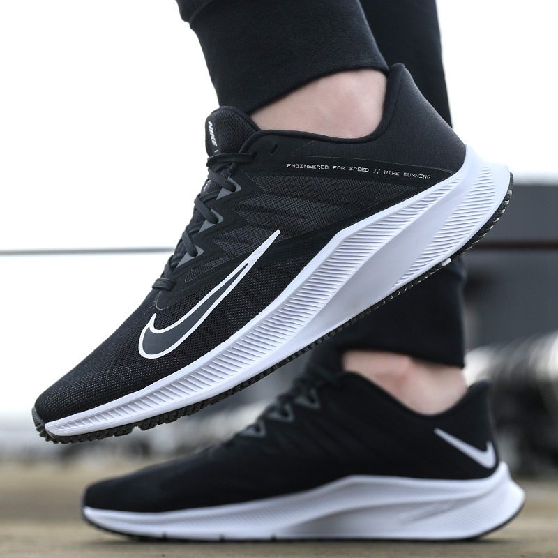 nike耐克男鞋2021春季新品透气运动跑鞋quest3耐磨跑步鞋子cd0230004