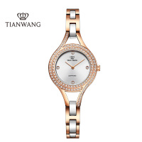 天王表(TIANWANG)手表 MS系列手表陶瓷女表石英表时尚女士腕表新品31048