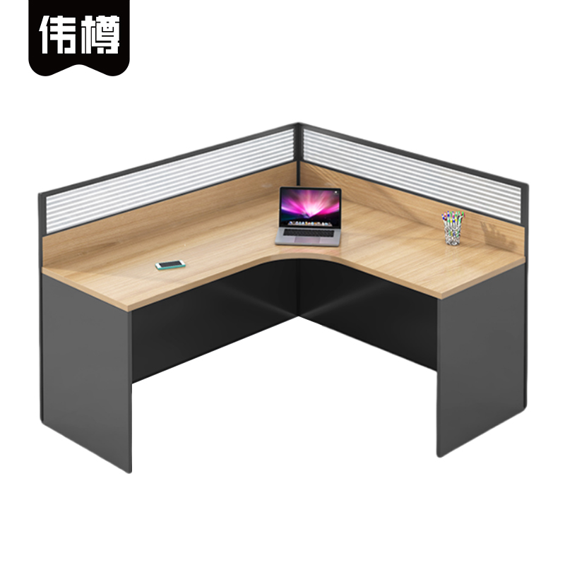 伟樽员工屏风工位单人位140*120*110cm张高清大图