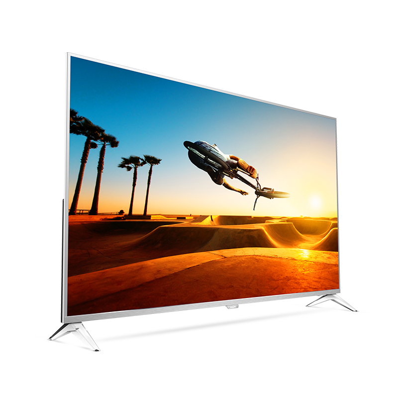 飞利浦液晶电视65PUF7102/T3 金属前框 超薄 水晶般透明底座 HDR Plus高清大图