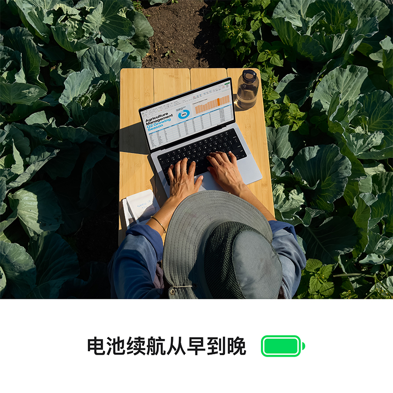 24款MacBook Pro 14寸 M4 笔记本电脑 10核中央处理器和10核图形处理器16G 512G 深空黑色高清大图