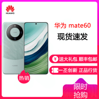 [24小时发货]华为(HUAWEI) Mate60 12GB+256GB 雅川青 鸿蒙操作系统4.0 旗舰新品手机