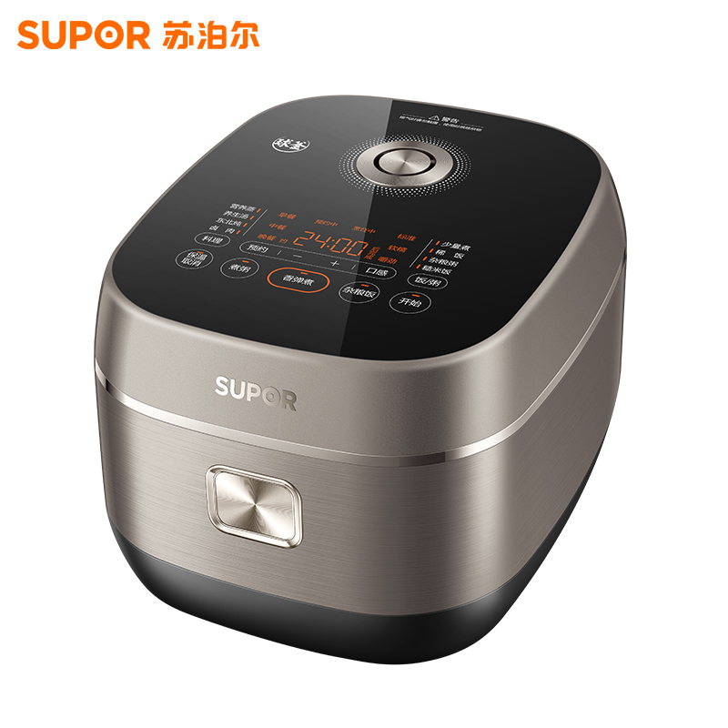 苏泊尔(SUPOR)电饭煲0涂层球釜IH加热大容量4升3-4人家用不锈钢蒸煮炖煲汤多功能智能电饭锅SF40HC2984高清大图
